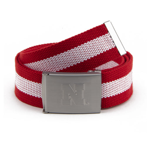 Nebraska Cornhuskers Fabric Belt