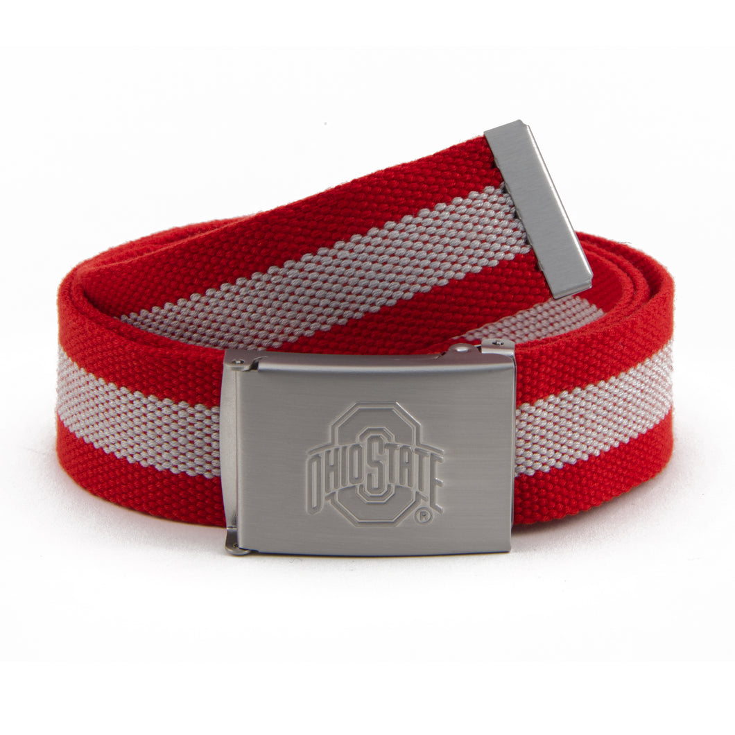 Ohio State Buckeyes Fabric Belt