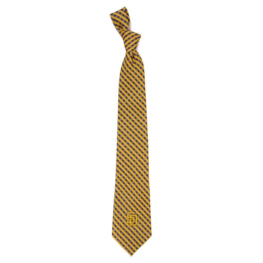 San Diego Padres Tie Gingham