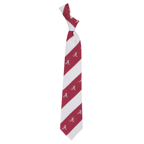 Alabama Crimson Tide Tie Geo Stripe