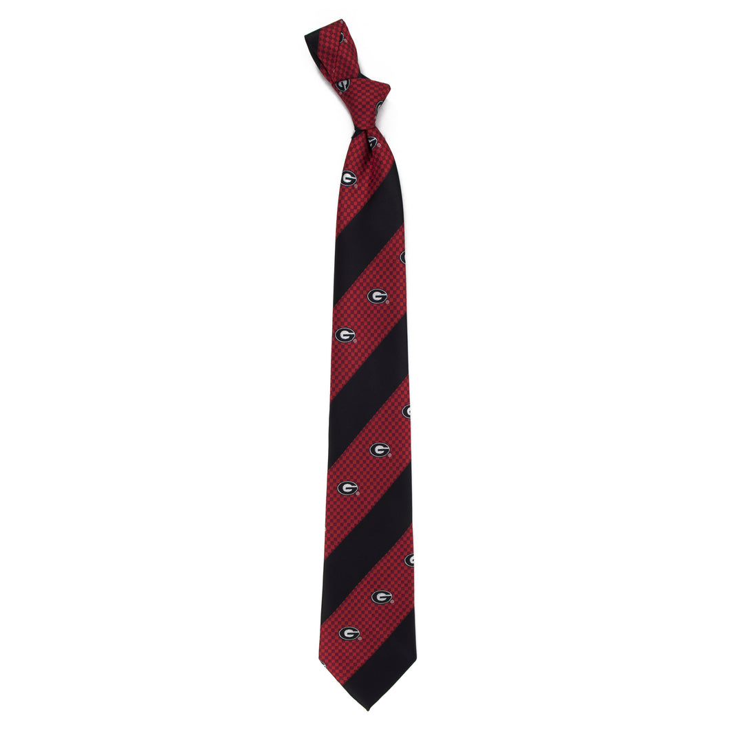 Georgia Bulldogs Tie Geo Stripe