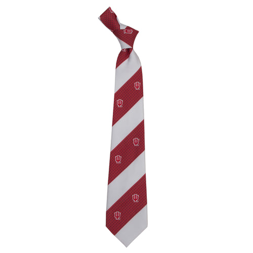 Indiana Hoosiers Tie Geo Stripe