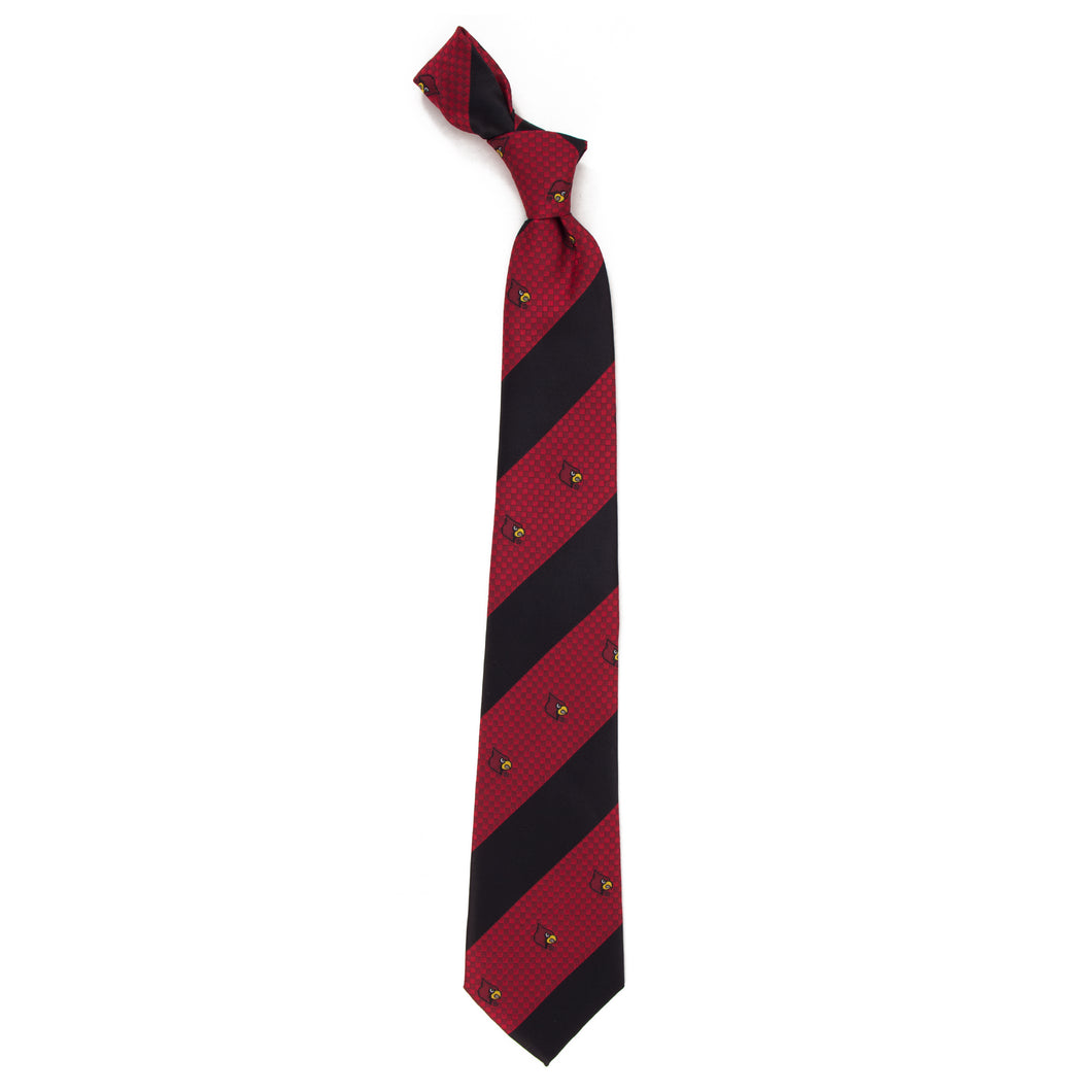Louisville Cardinals Tie Geo Stripe