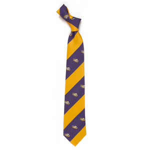 LSU Tigers Tie Geo Stripe