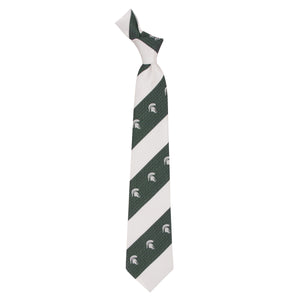 Michigan State Spartans Tie Geo Stripe