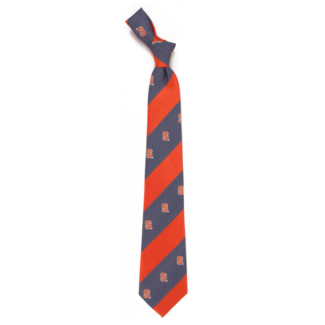 Syracuse Orange Tie Geo Stripe