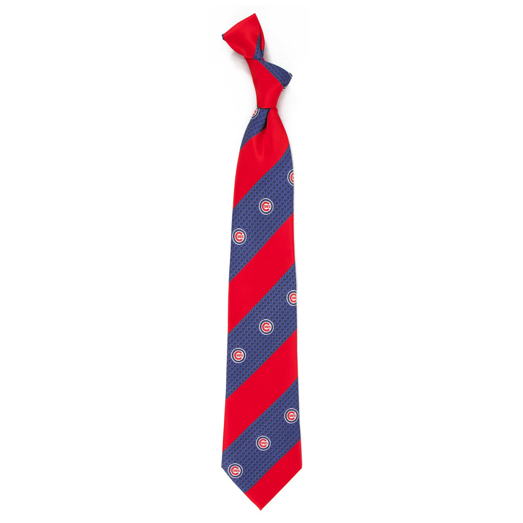 Chicago Cubs Tie Geo Stripe