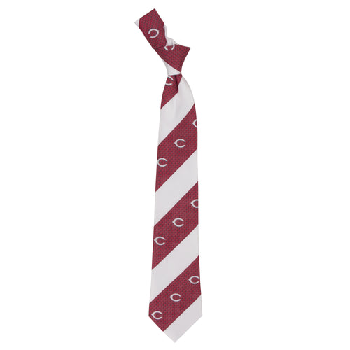 Cincinnati Reds Tie Geo Stripe