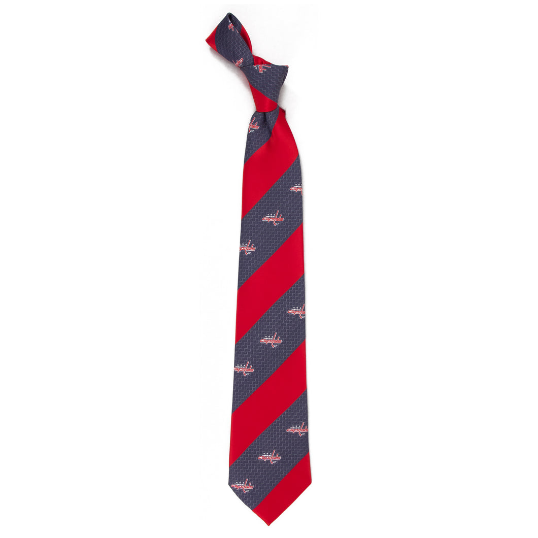 Capitals Tie Geo Stripe
