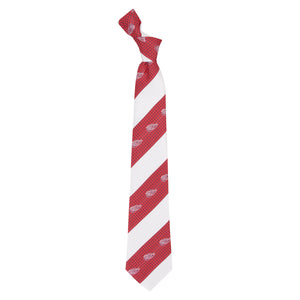 Red Wings Tie Geo Stripe