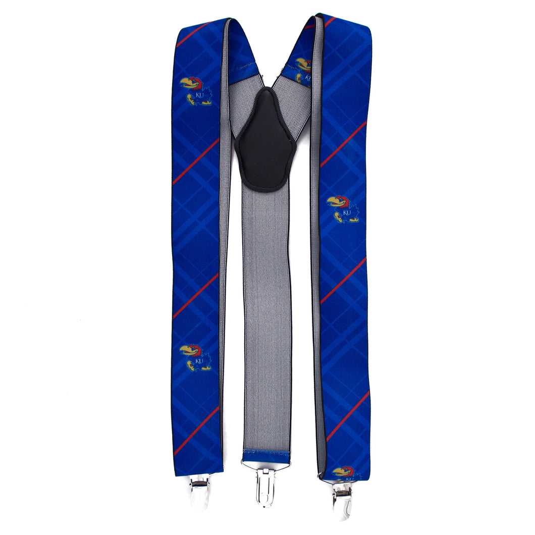 Kansas Jayhawks Suspender Oxford