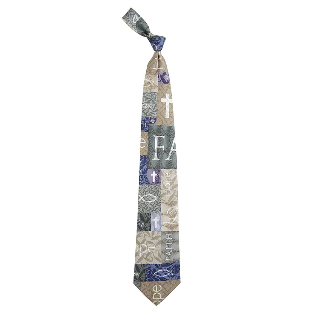 Inspirational Tie - Faith, Hope, Love 2