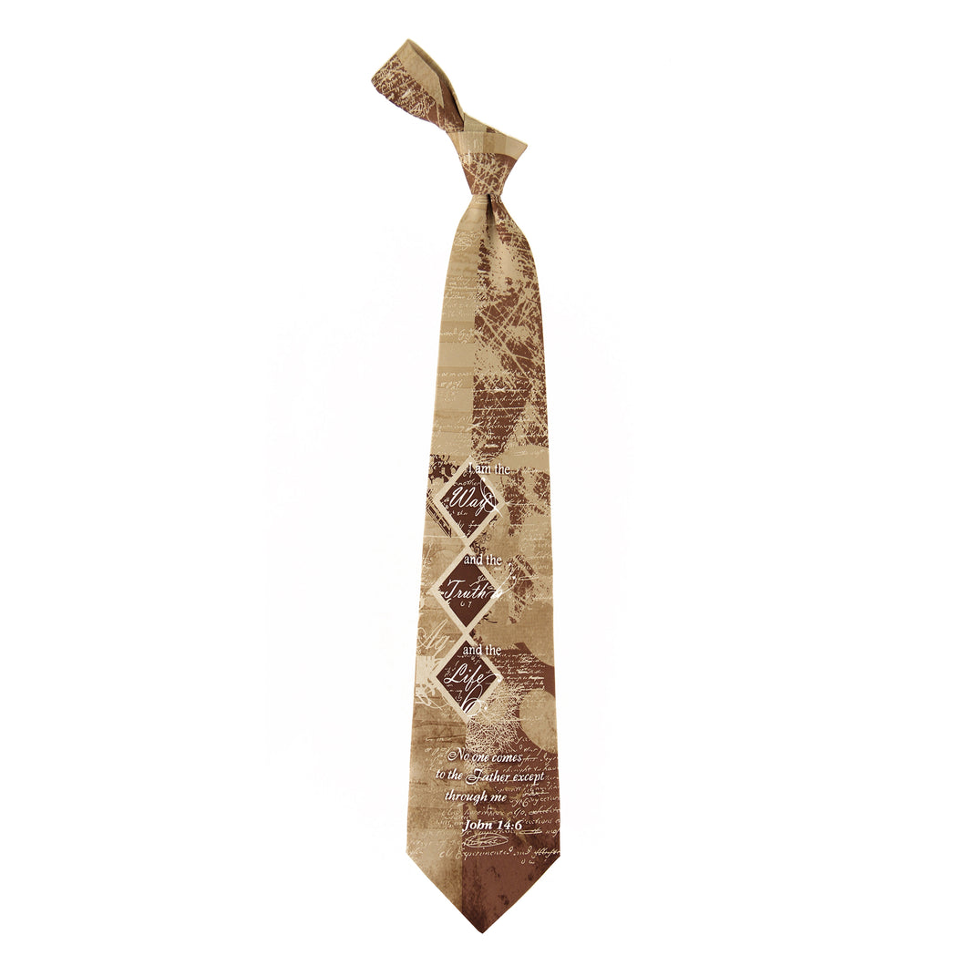 Inspirational Tie - Way, Truth, Life