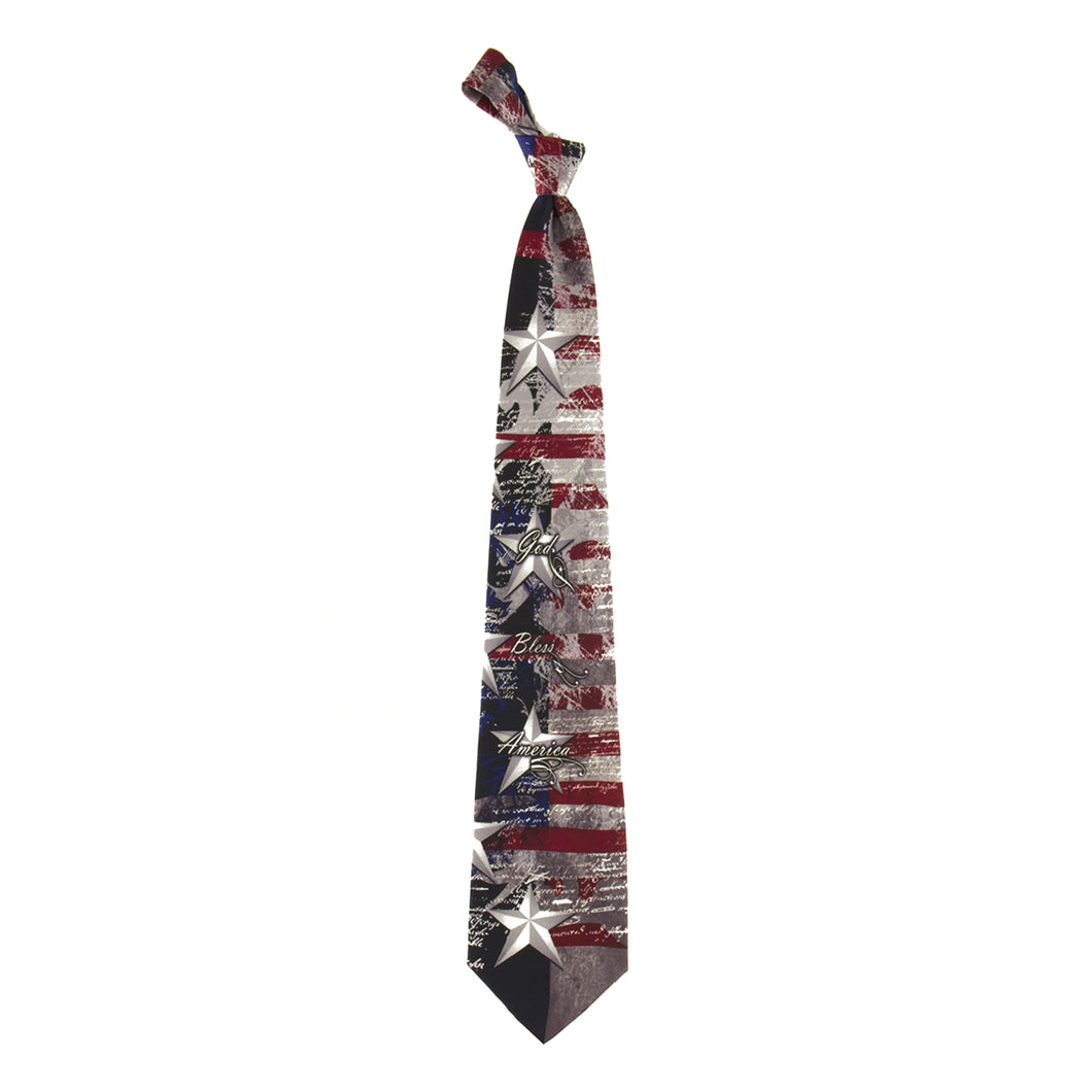 Patriotic Tie God Bless America Tie
