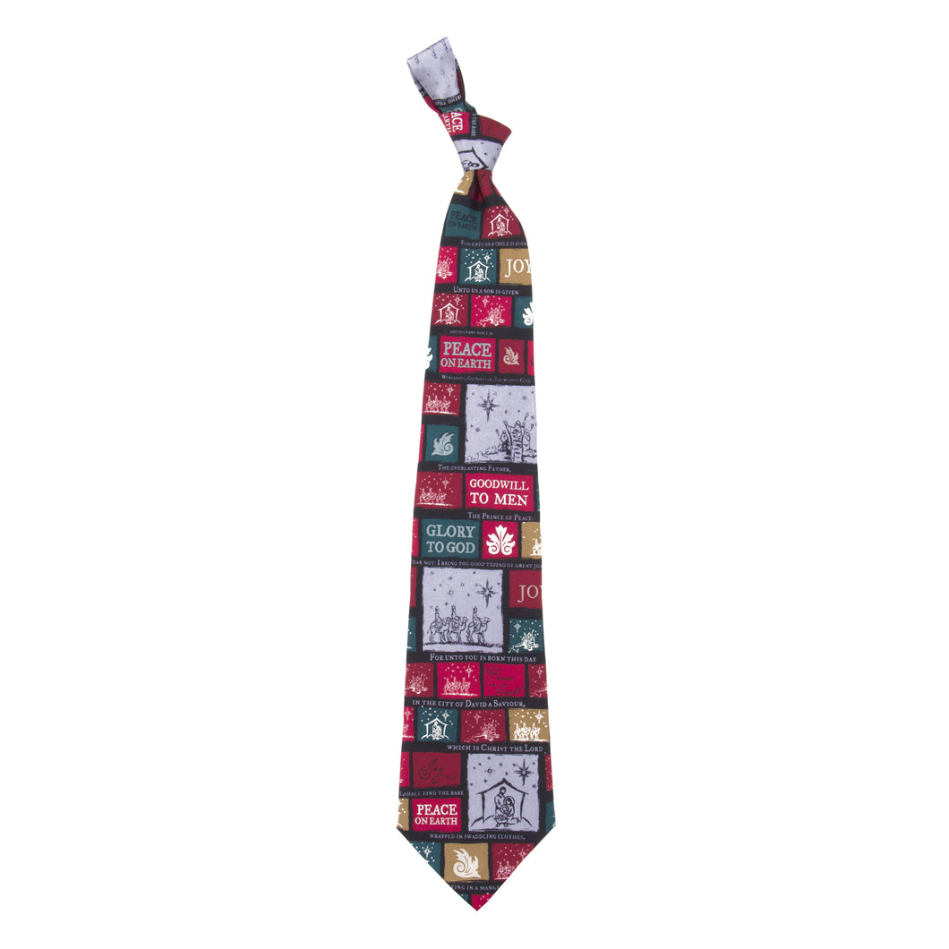 Inspirational Tie - Christmas Pattern 1 – Eagles Wings