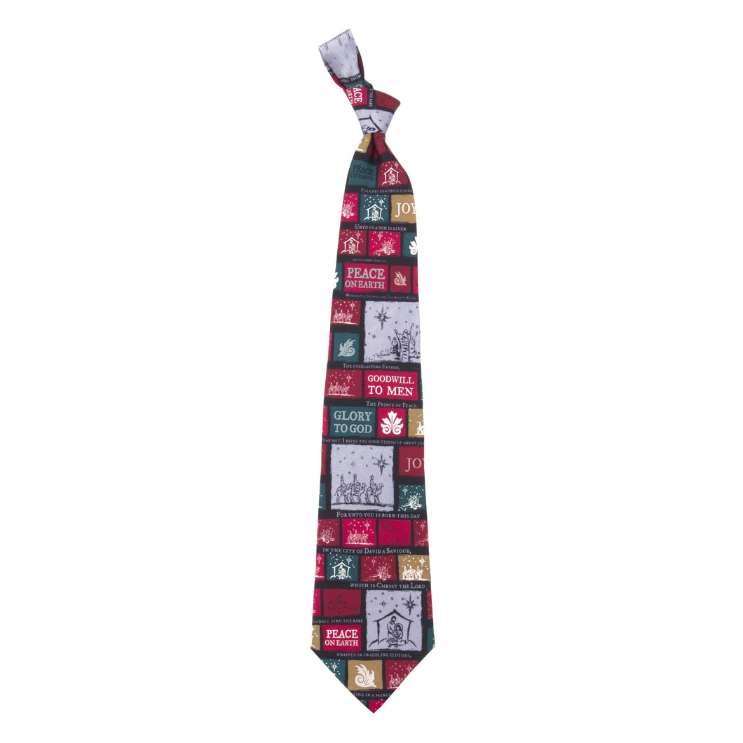 Inspirational Tie - Christmas Pattern 1