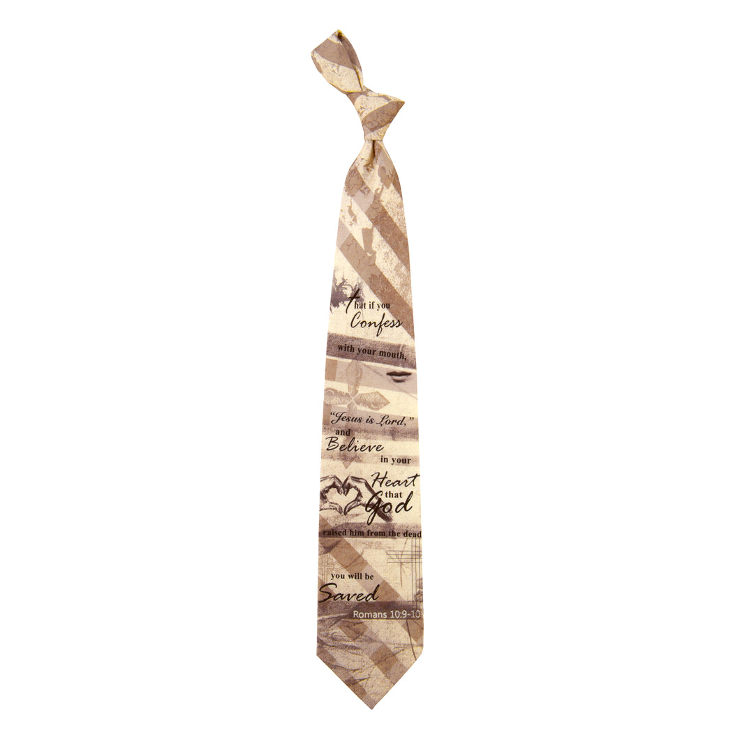 Inspirational Tie - You Will Be Saved