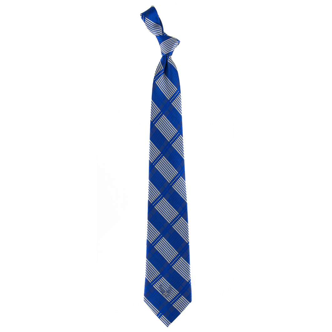 Air Force Tie Woven Plaid